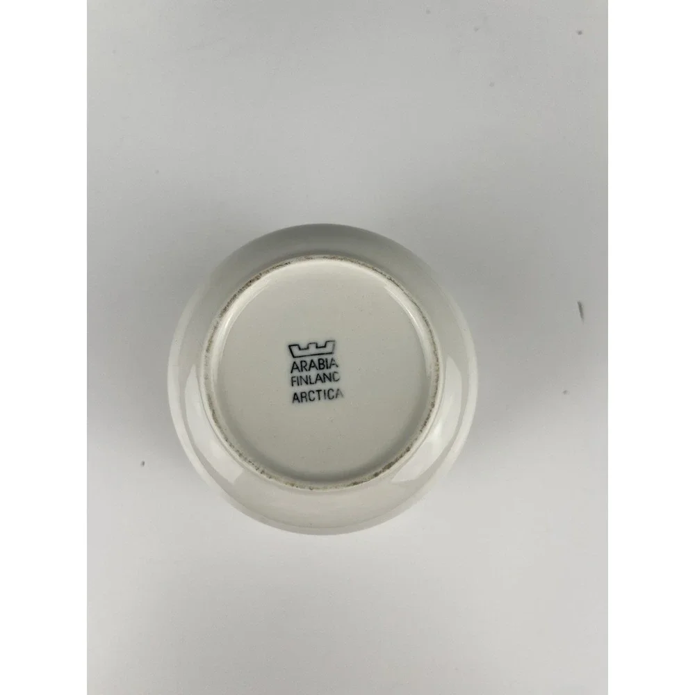 Arabia Finland Arctica White Small Bowl 3.5